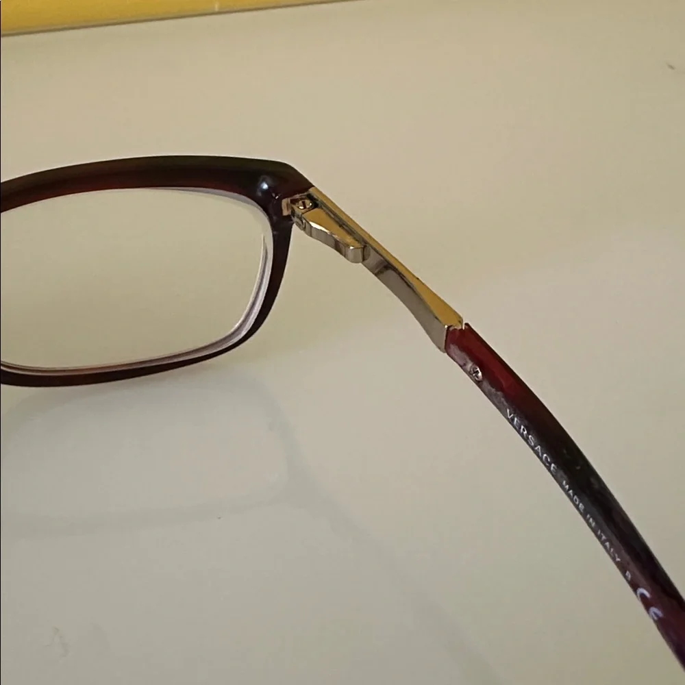 Versace Butterfly Women's Deep Burgundy Glasses Prescription Eyewear Frames